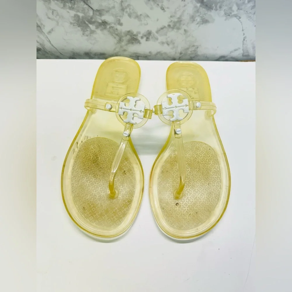 Tory Burch Mini Miller citrus thong Sandals, size 8, BNIB